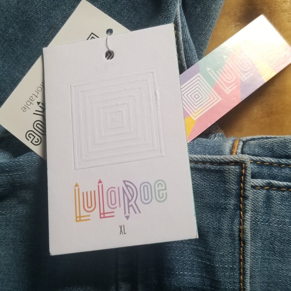 LuLaroe Jean Jacket Womens Size XL - Picture 5 of 15